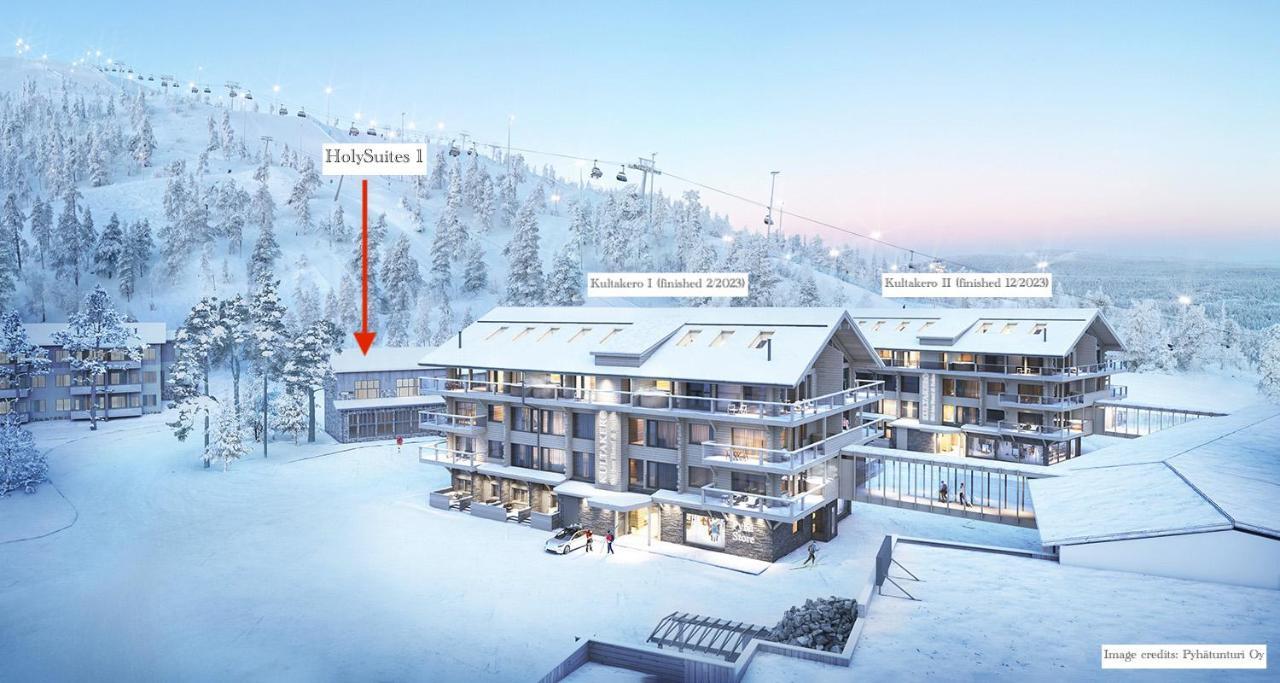 Holysuites 1 Ski-In & Ski-Out Holiday Home Pyhätunturi Zewnętrze zdjęcie